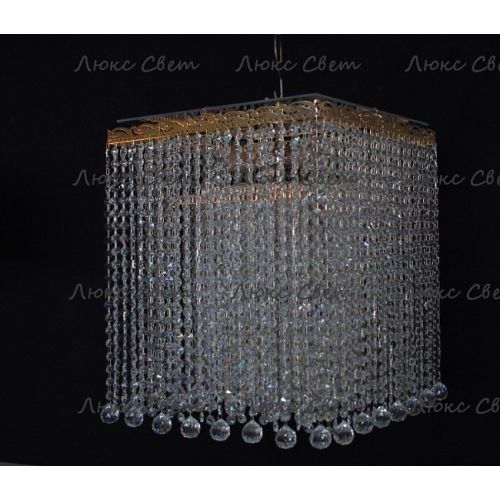 Люстра Квадрат гамма 53 см шар 30 мм  в Кирове Гусь Хрустальный