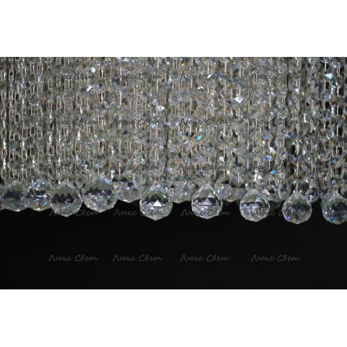 Люстра Квадрат гамма 53 см шар 30 мм  в Кирове Гусь Хрустальный