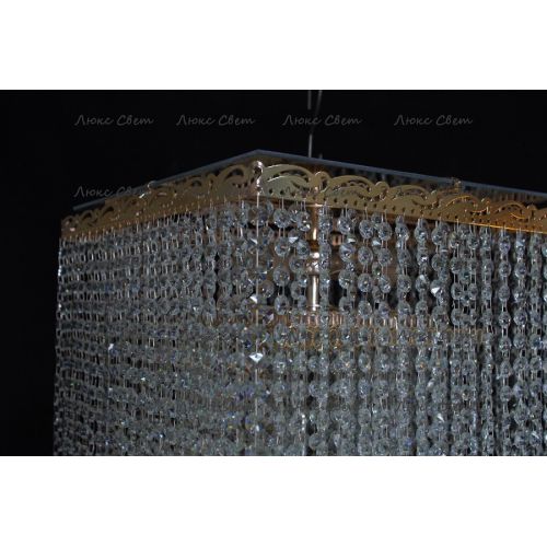 Люстра Квадрат гамма 53 см шар 30 мм  в Кирове Гусь Хрустальный