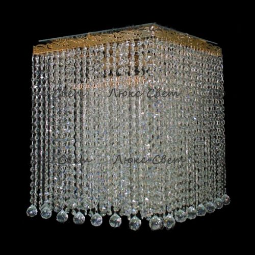 Люстра Квадрат гамма 53 см шар 30 мм  в Кирове Гусь Хрустальный