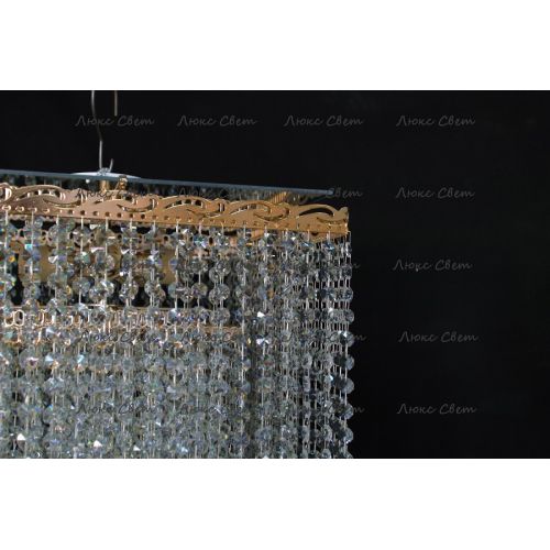 Люстра Квадрат гамма 53 см шар 30 мм  в Кирове Гусь Хрустальный