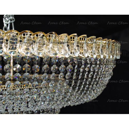 Люстра Водопад камень обтикон в Кирове Гусь Хрустальный