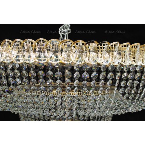 Люстра Водопад камень обтикон в Кирове Гусь Хрустальный