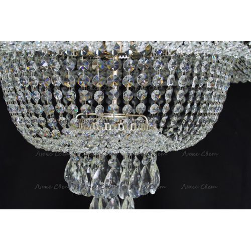 Люстра Водопад камень обтикон в Кирове Гусь Хрустальный