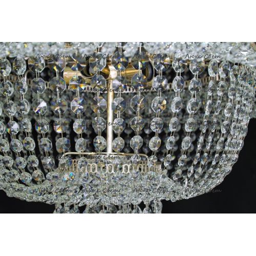 Люстра Водопад камень обтикон в Кирове Гусь Хрустальный