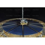 Люстра Кольцо купол 2 - 1000 мм пластина  в Кирове