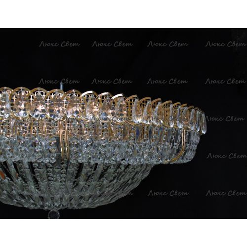 Люстра Кольцо купол 2 - 1000 мм пластина  в Кирове Гусь Хрустальный