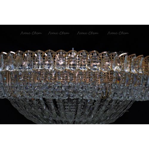 Люстра Кольцо купол 2 - 1000 мм пластина  в Кирове Гусь Хрустальный