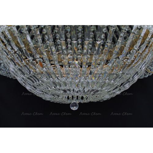 Люстра Кольцо купол 2 - 1000 мм пластина  в Кирове Гусь Хрустальный