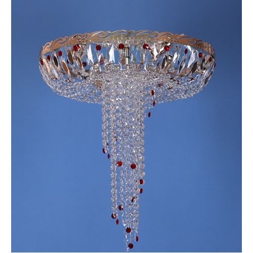 Люстра Анжелика обтикон цветная в Кирове Гусь Хрустальный