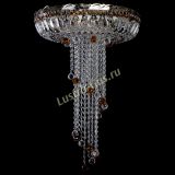 Люстра Анжелика №2 длинная шар 30 мм чайная  в Кирове