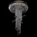 Люстра Анжелика №2 длинная шар 30 мм чайная  в Кирове