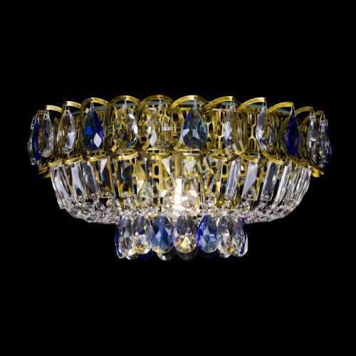 Люстра Астра Бутон №1 синяя под бронзу в Кирове Гусь Хрустальный