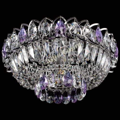 Люстра Астра Бутон №1 фиолетовая в Кирове Гусь Хрустальный