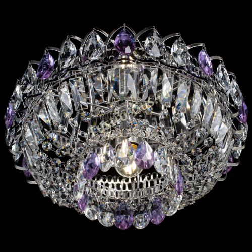 Люстра Астра Бутон №1 фиолетовая в Кирове Гусь Хрустальный