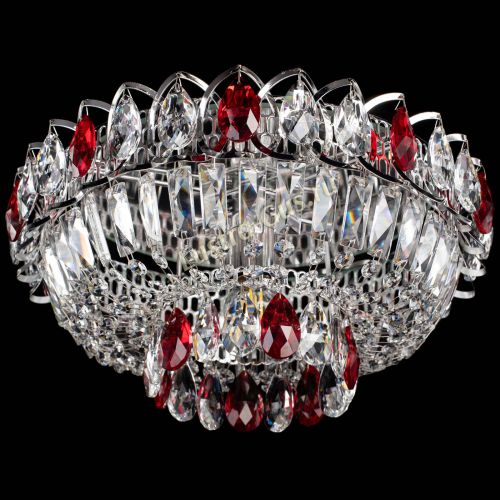 Люстра Астра Бутон №1 красная в Кирове Гусь Хрустальный