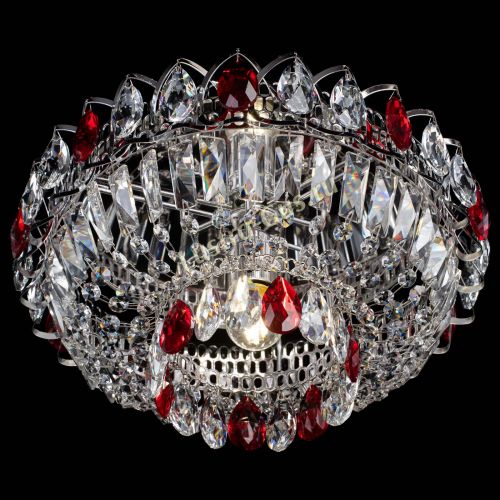 Люстра Астра Бутон №1 красная в Кирове Гусь Хрустальный