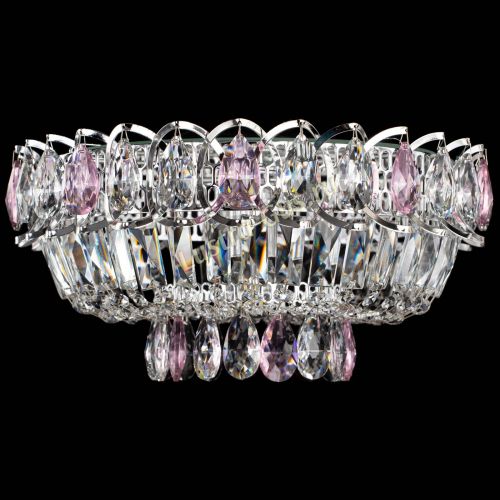 Люстра Астра Бутон №1 розовая в Кирове Гусь Хрустальный