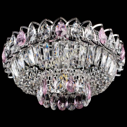 Люстра Астра Бутон №1 розовая в Кирове Гусь Хрустальный