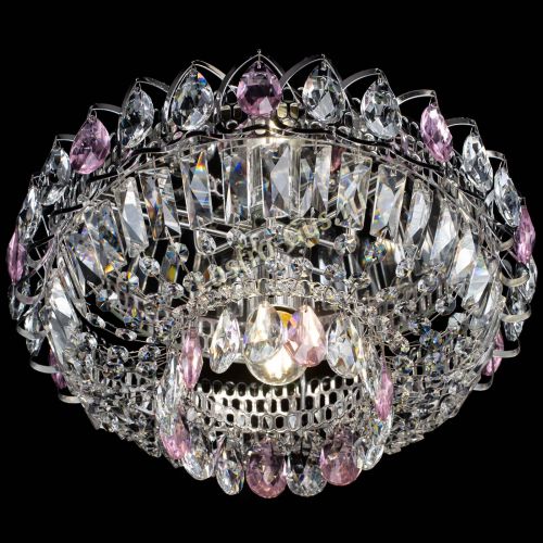 Люстра Астра Бутон №1 розовая в Кирове Гусь Хрустальный