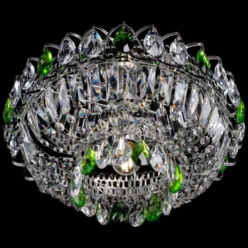 Люстра Астра Бутон №1 зеленая в Кирове Гусь Хрустальный