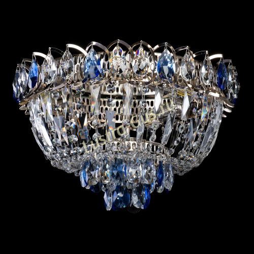 Люстра Астра Бутон №2 синяя в Кирове Гусь Хрустальный