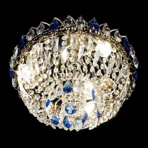 Люстра Астра Бутон №2 синяя в Кирове Гусь Хрустальный