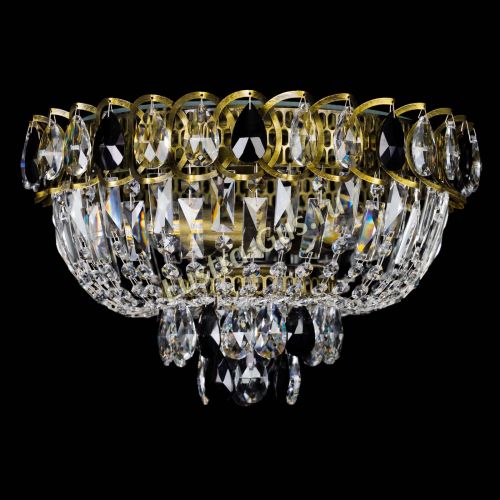 Люстра Астра Бутон №3 черная под бронзу в Кирове Гусь Хрустальный