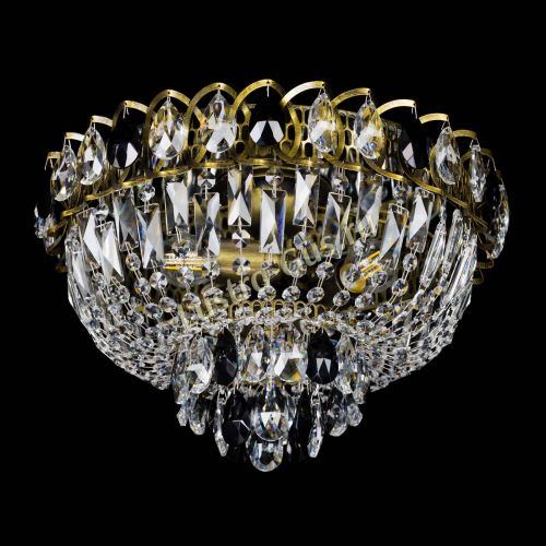 Люстра Астра Бутон №3 черная под бронзу в Кирове Гусь Хрустальный