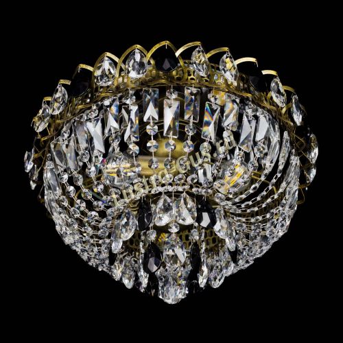 Люстра Астра Бутон №3 черная под бронзу в Кирове Гусь Хрустальный