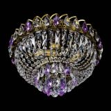 Люстра Астра Бутон №3 фиолетовая под бронзу в Кирове