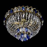 Люстра Астра Бутон №3 синяя под бронзу в Кирове