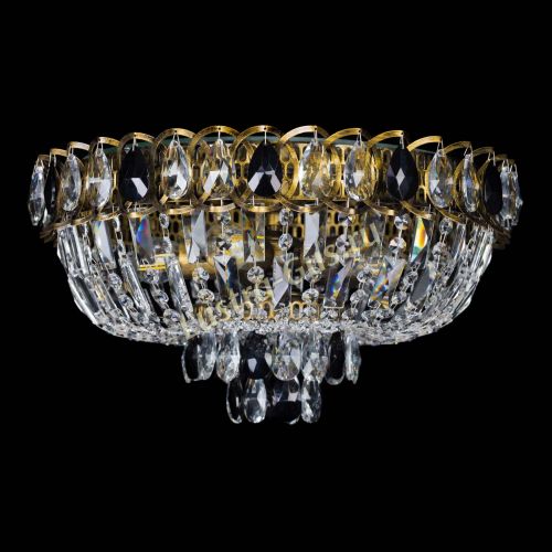 Люстра Астра Бутон №5 черная под бронзу в Кирове Гусь Хрустальный