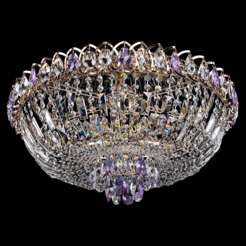 Люстра Астра Бутон №5 фиолетовая в Кирове Гусь Хрустальный