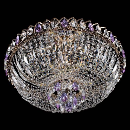 Люстра Астра Бутон №5 фиолетовая в Кирове Гусь Хрустальный