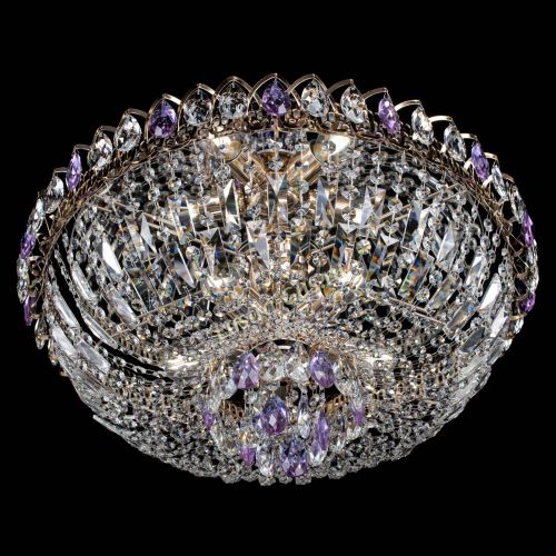 Люстра Астра Бутон №5 фиолетовая в Кирове Гусь Хрустальный