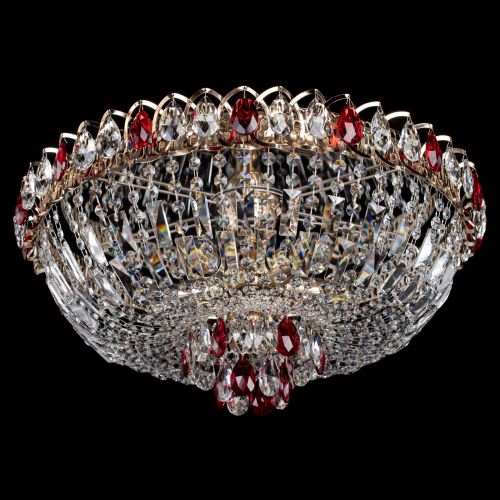 Люстра Астра Бутон №5 красная в Кирове Гусь Хрустальный