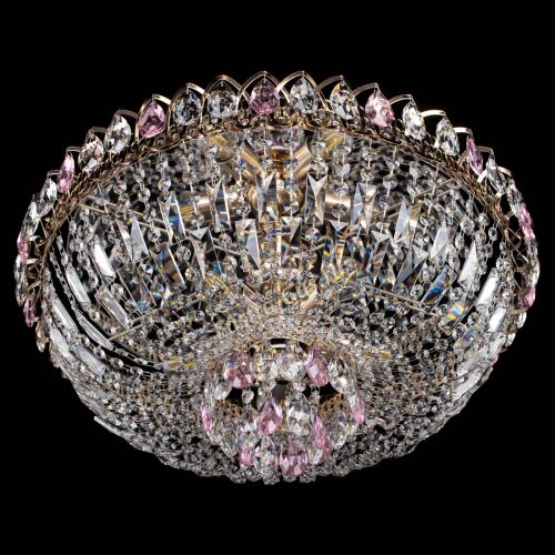 Люстра Астра Бутон №5 розовая в Кирове Гусь Хрустальный