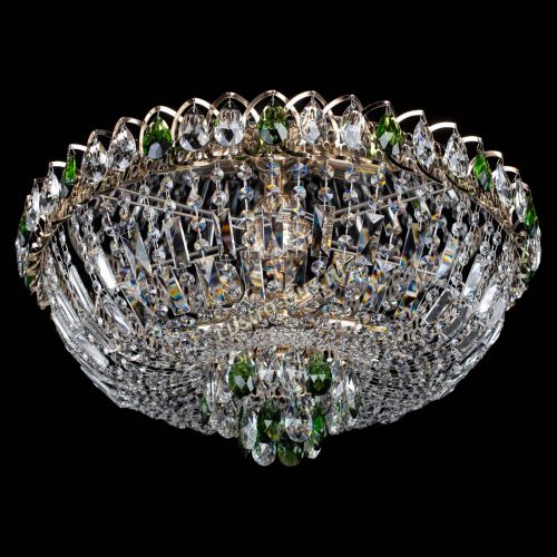 Люстра Астра Бутон №5 зеленая в Кирове Гусь Хрустальный