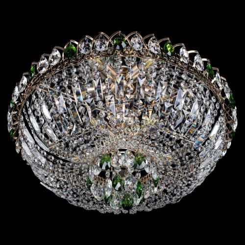 Люстра Астра Бутон №5 зеленая в Кирове Гусь Хрустальный