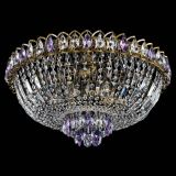 Люстра Астра Бутон №6 под бронзу Фиолетовая в Кирове