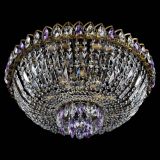 Люстра Астра Бутон №6 под бронзу Фиолетовая в Кирове