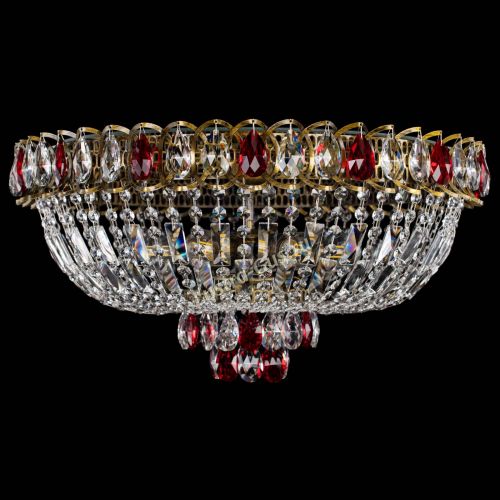 Люстра Астра Бутон №6 под бронзу Красная в Кирове Гусь Хрустальный