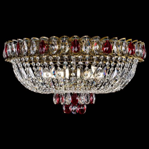 Люстра Астра Бутон №6 под бронзу Красная в Кирове Гусь Хрустальный