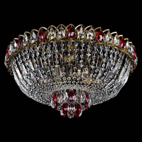 Люстра Астра Бутон №6 под бронзу Красная в Кирове Гусь Хрустальный