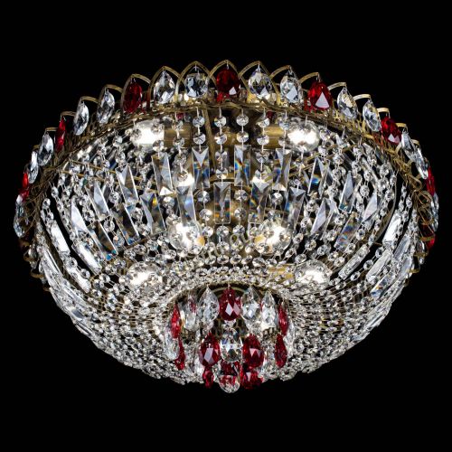 Люстра Астра Бутон №6 под бронзу Красная в Кирове Гусь Хрустальный