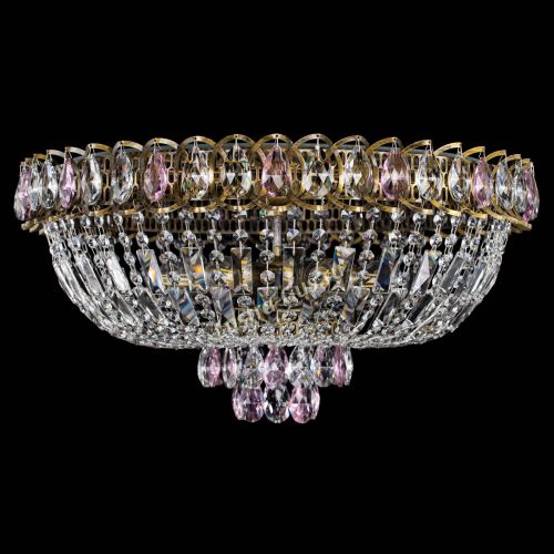 Люстра Астра Бутон №6 под бронзу Розовая в Кирове Гусь Хрустальный