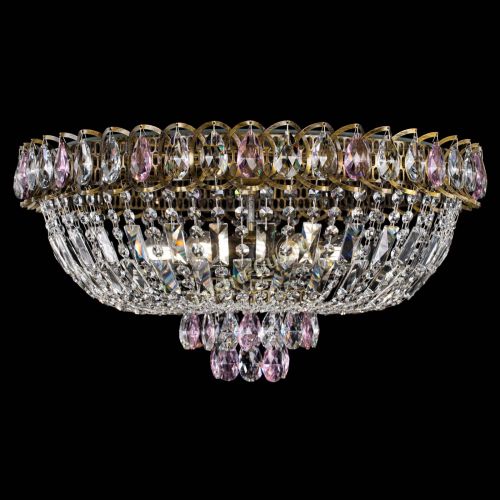 Люстра Астра Бутон №6 под бронзу Розовая в Кирове Гусь Хрустальный