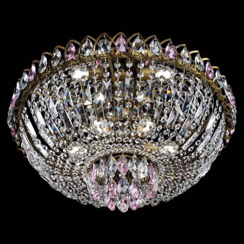 Люстра Астра Бутон №6 под бронзу Розовая в Кирове Гусь Хрустальный