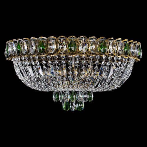 Люстра Астра Бутон №6 под бронзу Зеленая в Кирове Гусь Хрустальный